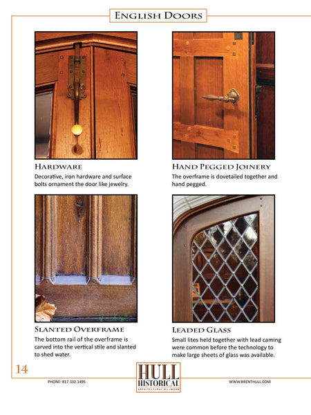 Authentic Historic Doors - Instant PDF Download