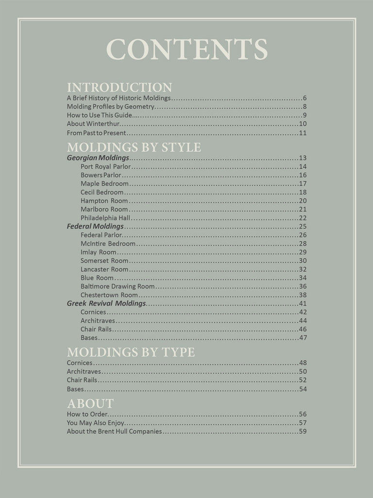 Classical American Moldings Hull Millwork Shop